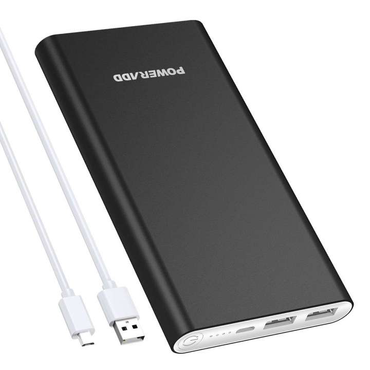 Poweradd Dual USB Port Portable ultra-thin 10000mah Power Bank Charger for iphone/ipad/Samsung